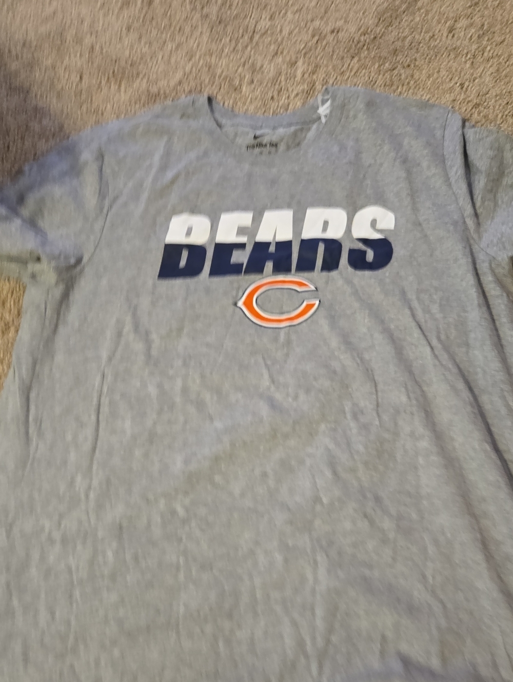 BRAND NEW Chicago Bears Gray Logo T-Shirt